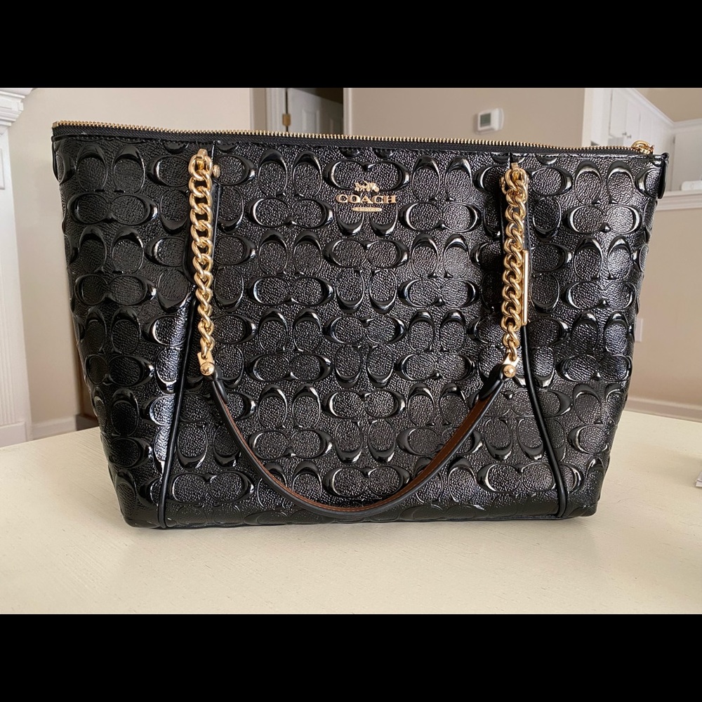 Coach Ava Chain tote and wallet